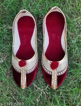 flip flop punjabi jutti khussa shoes indian shoes bridal shoes Mojari ju... - $403.81 MXN
