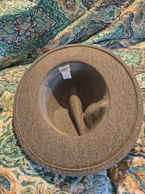 Universal Thread Goods Co  Wide Brim Fedora Hat Charcoal Gray Felt  Item image 5