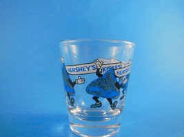 Vintage 1988  Chocolate Candy Kisses Shot Glass Barware Drinkware - $7.91