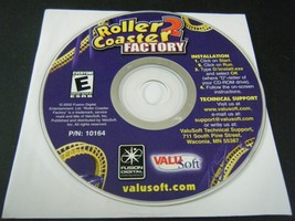 Roller Coaster Factory 2 (PC, 2002) - Disc Only!!! - $6.67