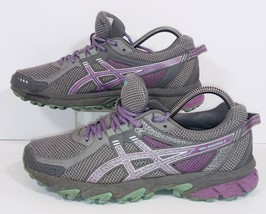 Women&#39;s Gel Sonoma 2 Gray/Purple/Teal Trail Running Shoes Size 9 T685N - £15.65 GBP