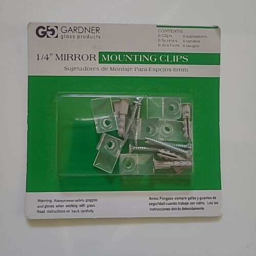 Gardner 1/4" Mirror Mounting Clips