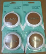 Lot Of 4 Almay Clear Complexion Pressed Powder Dark 600 Salicylic Acid A... - €16,23 EUR