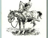 Fumetto Nativi Americani Cavallo Vuole Ride Too! Unp Non Usato Cromo Pos... - $7.12