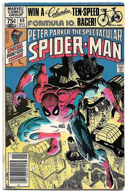 Peter Parker, The Spectacular Spider-Man #60 (1981) *Marvel / The Beetle* - $3.00