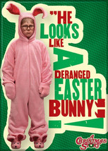 A Christmas Story Ralphie In Pink Bunny Suit Deranged Photo Fridge Magnet UNUSED - £3.15 GBP