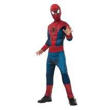 Spiderman Deluxe Muscle Halloween Kids Costume Superhero Fantasia Homem ... - £20.07 GBP