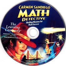 Carmen SanDiego Math Detective (Ages8-14) (CD, 2004) Win/Mac - NEW CD in SLEEVE - £3.11 GBP