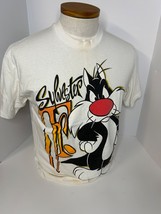 Vintage Sylvester Jr T Shirt Sz Large Front &amp; Back Graphic Looney Tunes USA - $47.23