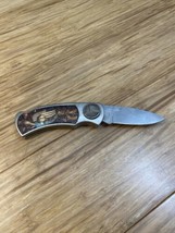 Unbranded Stainless Steel Pocket Knife The Angel of Peace Handle KG JD - $9.90