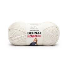 Bernat Fabwoolous Yarn-Cream - £16.15 GBP