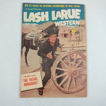 Vintage 1951 Lash Larue Comic Book #15 April Cowboy Western Fawcett RARE - £39.32 GBP