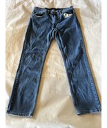 Levis 511 Jeans Mens 34x30 Blue Slim Straight Medium Wash Denim Y2k EUC ... - $24.75