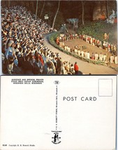 Wisconsin Dells Stand Rock Native American Ceremonial Prayer VTG Postcard - £7.51 GBP