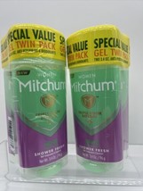 (4) Mitchum Women Gel Antiperspirant Deodorant 2xTwin Pack Shower Fresh 3.4oz - £14.14 GBP