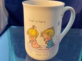 Marty Links God is Here There Everywhere Prayer Papel Ceramic Coffee Mug... - $8.59