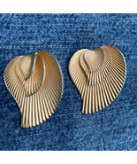 Vintage Marvell Brooches Signed Gold Tone Leaf Pin Jewelry - $14.52