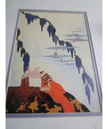 ERTE ART, VINTAGE, LITHOGRAPH, PROFESSIONALLY FRAMED - $3,057.00 MXN