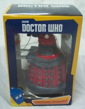 BBC DOCTOR WHO RED DALEK HOLIDAY CHRISTMAS ORNAMENT NEW - £11.61 GBP