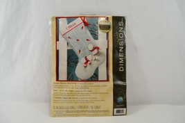 Dimensions Cross Stitch Kit Snow Bears Christmas Stocking Cardinal Sock ... - $29.02