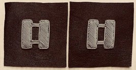 USA AIR FORCE BULLION CAPTAIN RANK INSIGNIA&#39;S FOR LEATHER JACKETS - CP H... - £22.65 GBP