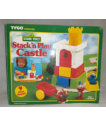 TYCO Toddler SESAME STREET Stack 'n Play Castle - Complete Set in Box - ... - $25.00