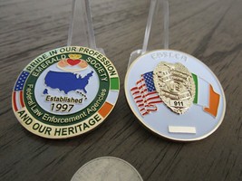 Federal Law Enforcement Agencies Emerald Society ESFLEA Challenge Coin. - £16.23 GBP