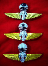 Royal Thai Army Parachutist Wings Badge PIN Thailand Military Lot of 3 Pins - $37.23