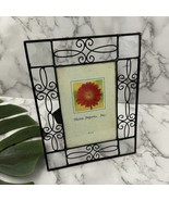 Husna Imports Vintage Y2k Metal Picture Frame 4x6 Scroll Trim Glass Decor - $25.73