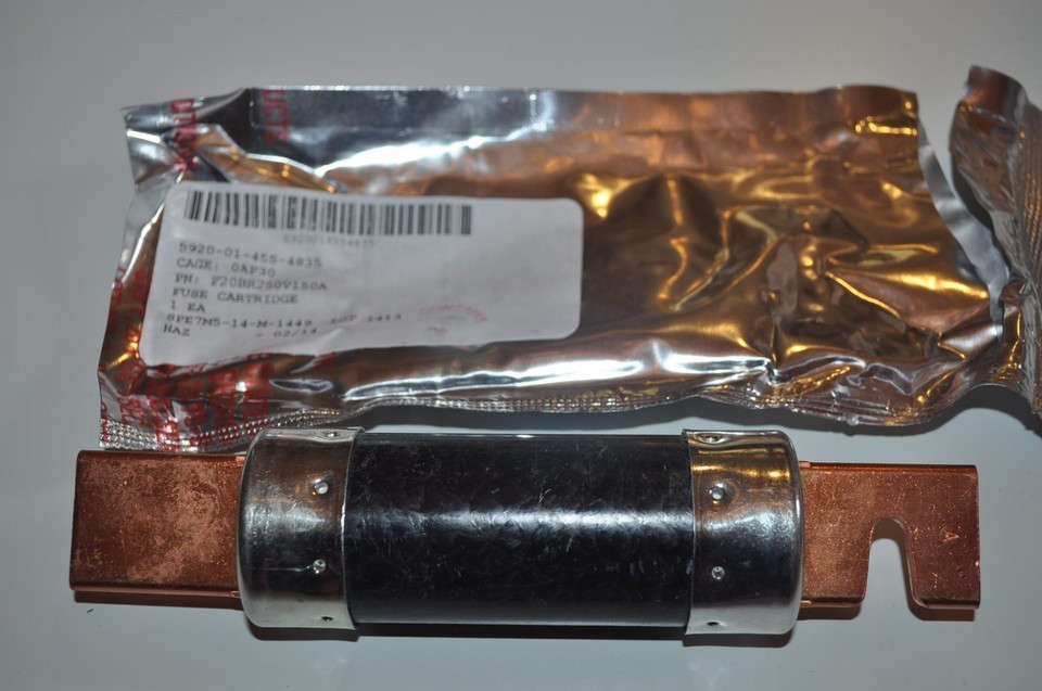 NEW Buss 250V 150A Mil-Spec Cartridge Fuse Copper   #- F20BR250V150A - $47.49