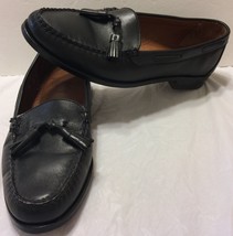 Allen Edmonds Naples Black Leather Tassel Loafer Dress Shoes Size 9 D Sl... - $44.55