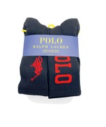 6 Pack Polo Ralph Lauren Big Pony Socks Classic Crew Socks Sz Large 10-13 - $28.93