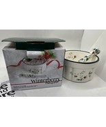 WinterBerry Dip Mix Set w/ Spreader Ceramic Holiday Christmas Pfaltzgraf... - €11,83 EUR