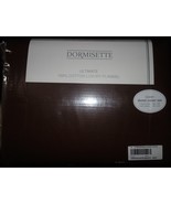 DORMISETTE GERMAN LUXURY Cotton FLANNEL 3PC QUEEN DUVET COVER SET chocol... - $72.73 CAD