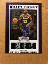 2019-20 Contenders Draft Picks Draft Ticket Blue Foil LeBron James - £5.13 GBP