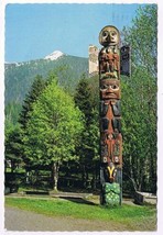 Postcard Raven Flood Totem Ketchikan City Park Alaska Deer Mountain - $3.63