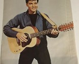 Elvis Presley vintage magazine pinup picture Elvis playing guitar - $3.95