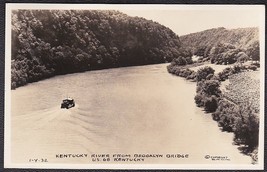 Kentucky River from Brooklyn Bridge U.S. 68 RPPC W.M. Cline Photo Postcard - £9.81 GBP