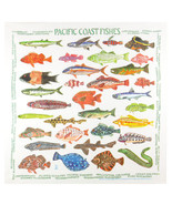 Printed Image Pacific Coast Fish Bandanna 22&quot; x 22&quot; Camping Survival Out... - €9,94 EUR