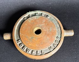 Vintage NEMCO Brass Hydrant Pressure Test Cap Norwell MASS - £31.64 GBP