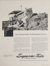 1955 Print Ad Caterpillar Diesel Crawler Tubing from Superior Tube Norri... - £17.41 GBP
