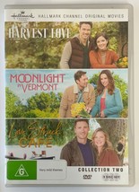 Hallmark 3 Film DVD Set Harvest Love Moonlight in Vermont Love Struck Cafe - £15.59 GBP