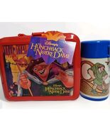 Disney The Hunchback Of Notre Dame Vintage 90s Aladdin Lunchbox Complete... - $21.78