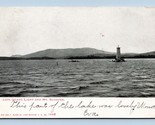 Lungo Isola Luce MT Sunapee Nuovo Hampshire Nh Udb Cartolina G16 - £3.19 GBP