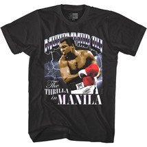 Muhammad Ali Thrilla in Manila Lightning Men&#39;s T Shirt Greatest Boxing Champ - £18.44 GBP+