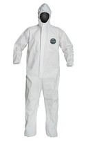 DuPont ProShield 50 Hooded Disposable Coveralls White Microporous 5X QTY 1 - £4.37 GBP