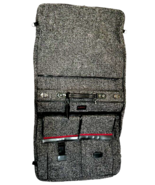 Givenchy Lugguage Weekend Garment Wardrobe Bag Charcoal Grey Tweed - EUC! - $30.69
