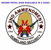 2nd Amendment Government Gun Rights Steel SIGN Yosemite Sam Bear arms v2... - £63.30 GBP+