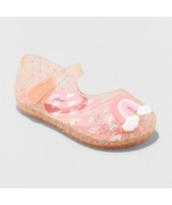 Cat &amp; Jack Toddler Girls Hydee Rainbow Glitter Mary Janes Size 11 Jelly ... - $276.02 MXN