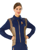 Rubie&#39;s Women&#39;s Deluxe Star Trek Discovery Operations Jacket, Metallic, Small - £288.96 GBP